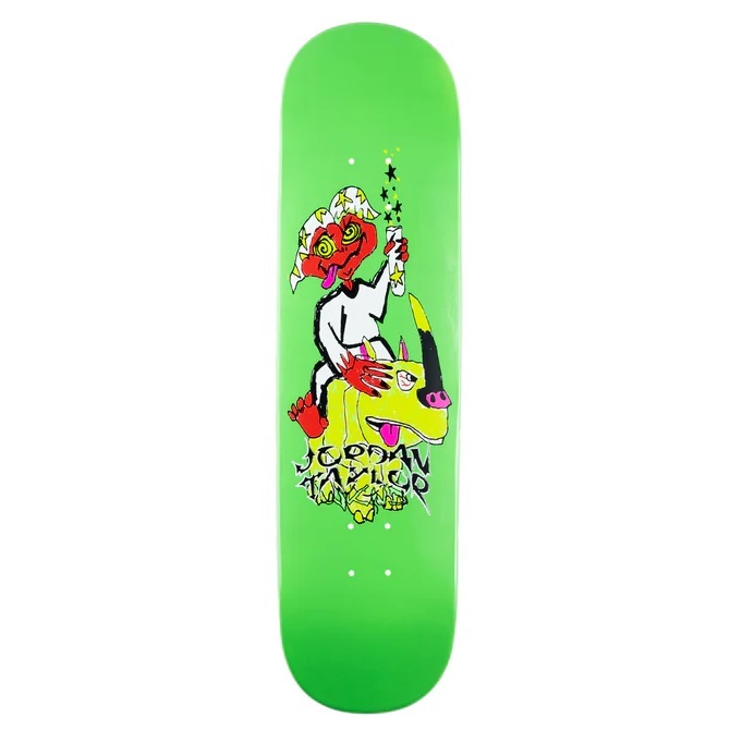 WKND Rambo Jordan Taylor Green Dip 8.25 Skateboard Deck