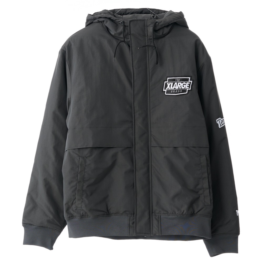 XLarge Team Nylon Black Puffer Jacket [Size: L]