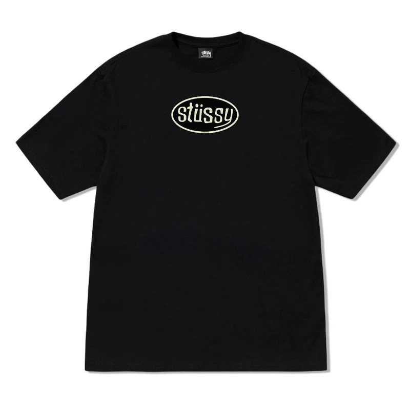 Stussy Pitstop Heavy Weight Pigment Black T-Shirt [Size: M]