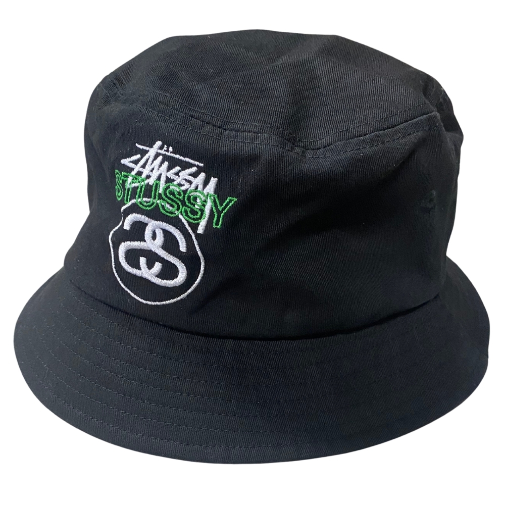 Stussy Strike Black Bucket Hat [Size: L/XL]