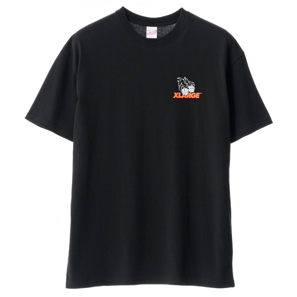 XLarge Fire Dice Black T-Shirt [Size: L]