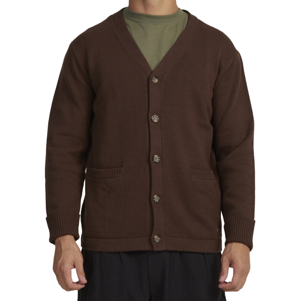 RVCA Nevermind Coffee Cardigan [Size: L]