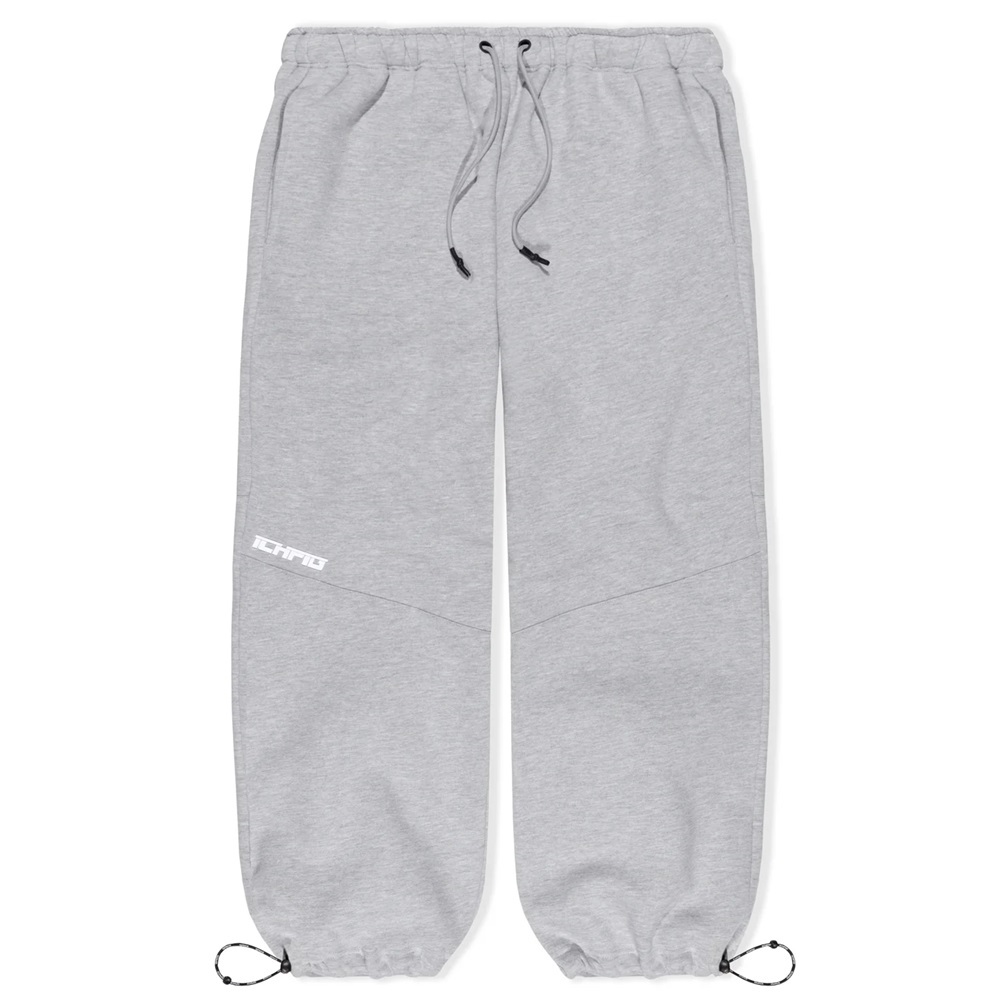 Ichpig Strike Shot Cord Grey Marle Track Pants [Size: S]