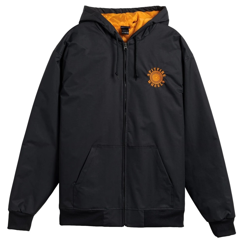 Spitfire OG Classic Black Orange Nylon Jacket [Size: L]