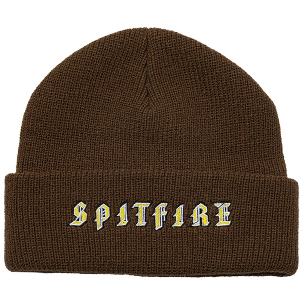 Spitfire Old E Cuff Brown Beanie