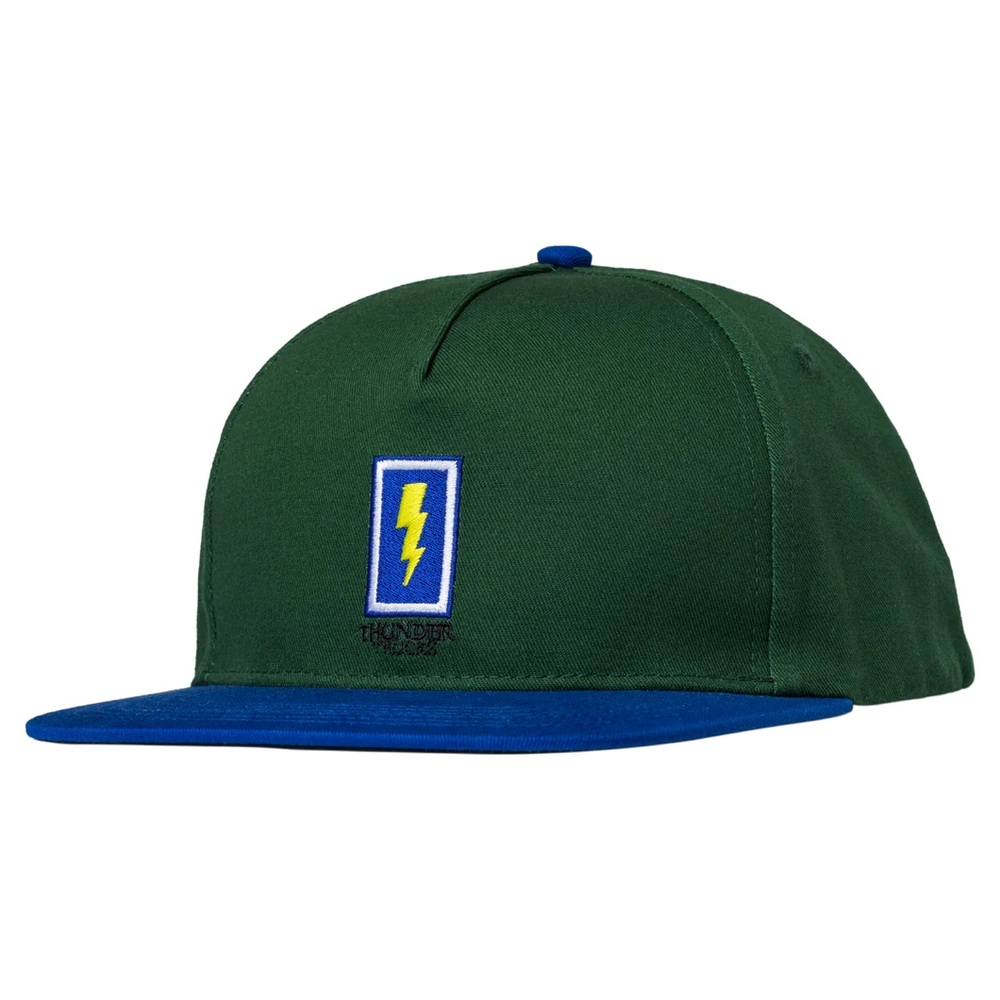 Thunder Truck Co Boxed Bolt Dark Green Blue Hat