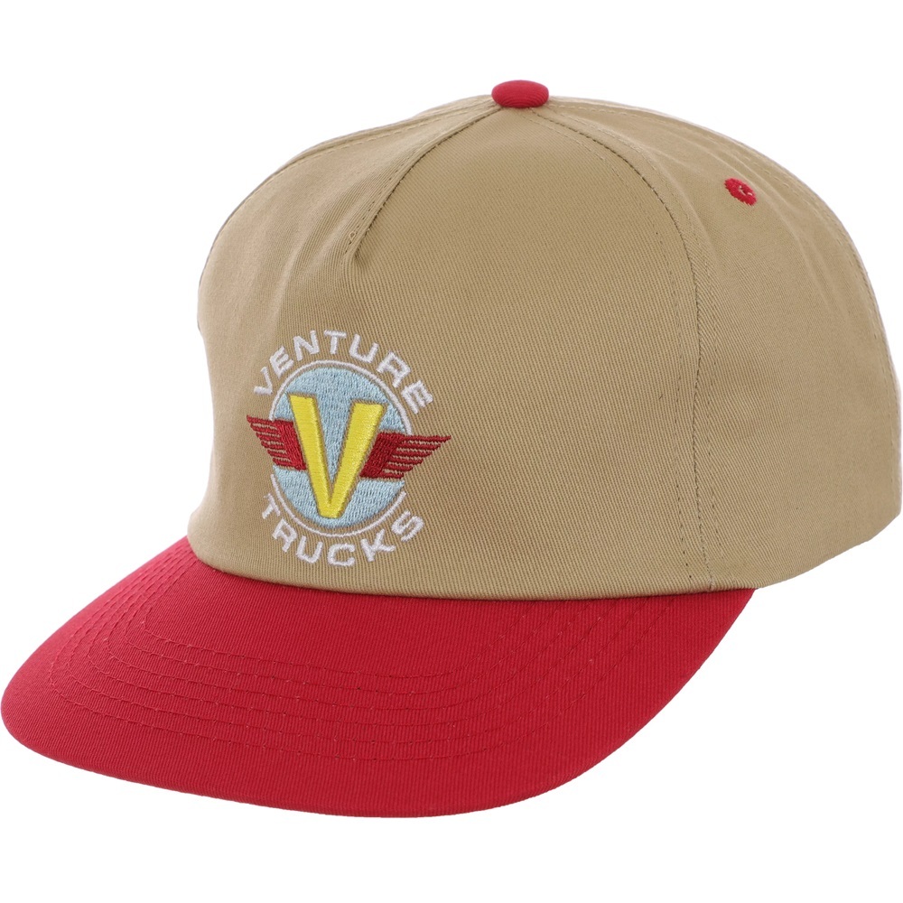 Venture Truck Co Wings Tan Red Hat