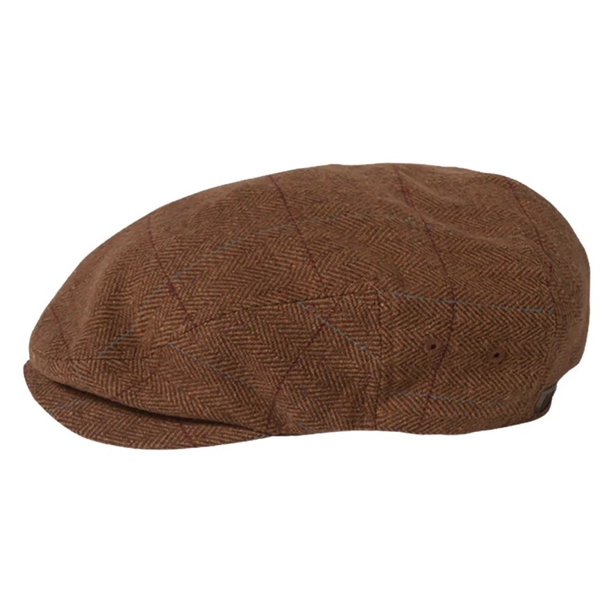 Brixton Hooligan LW Brown Light Brown Snap Hat [Size: M]