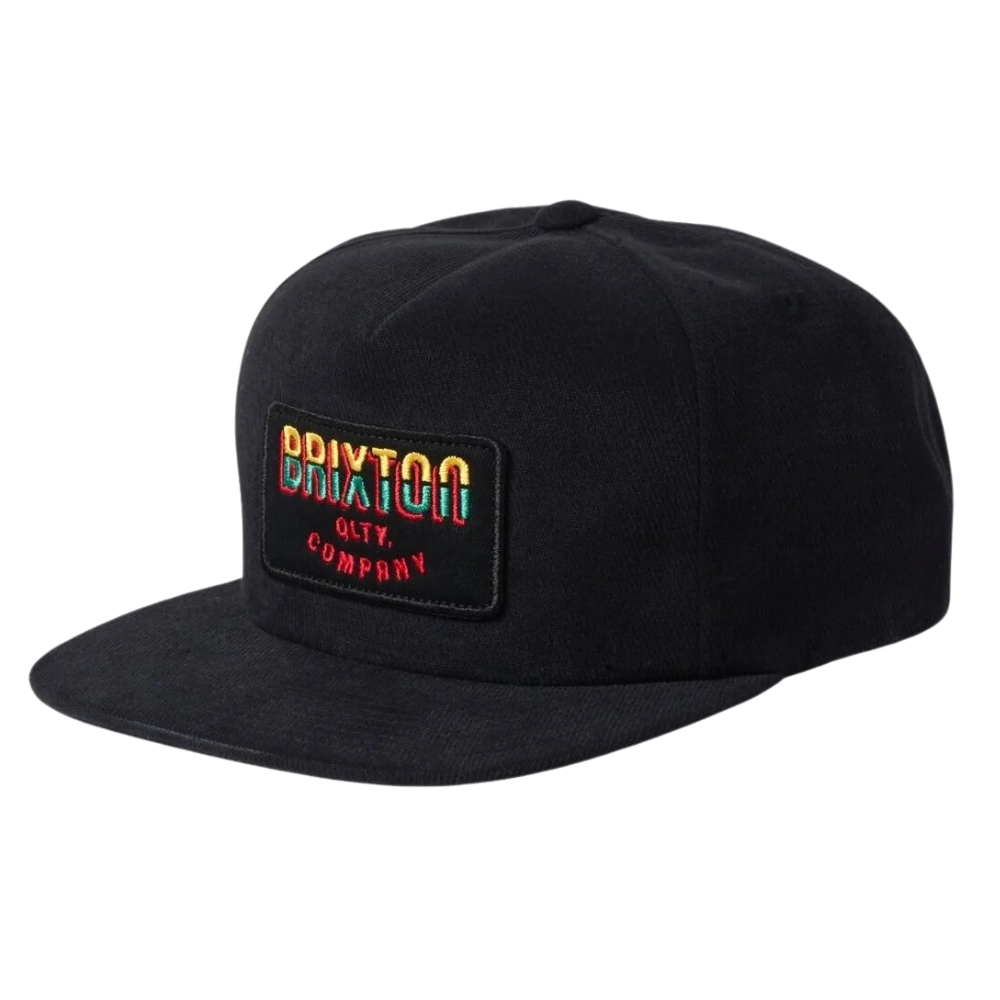 Brixton Neighbor MP Black Sol Wash Snapback Hat