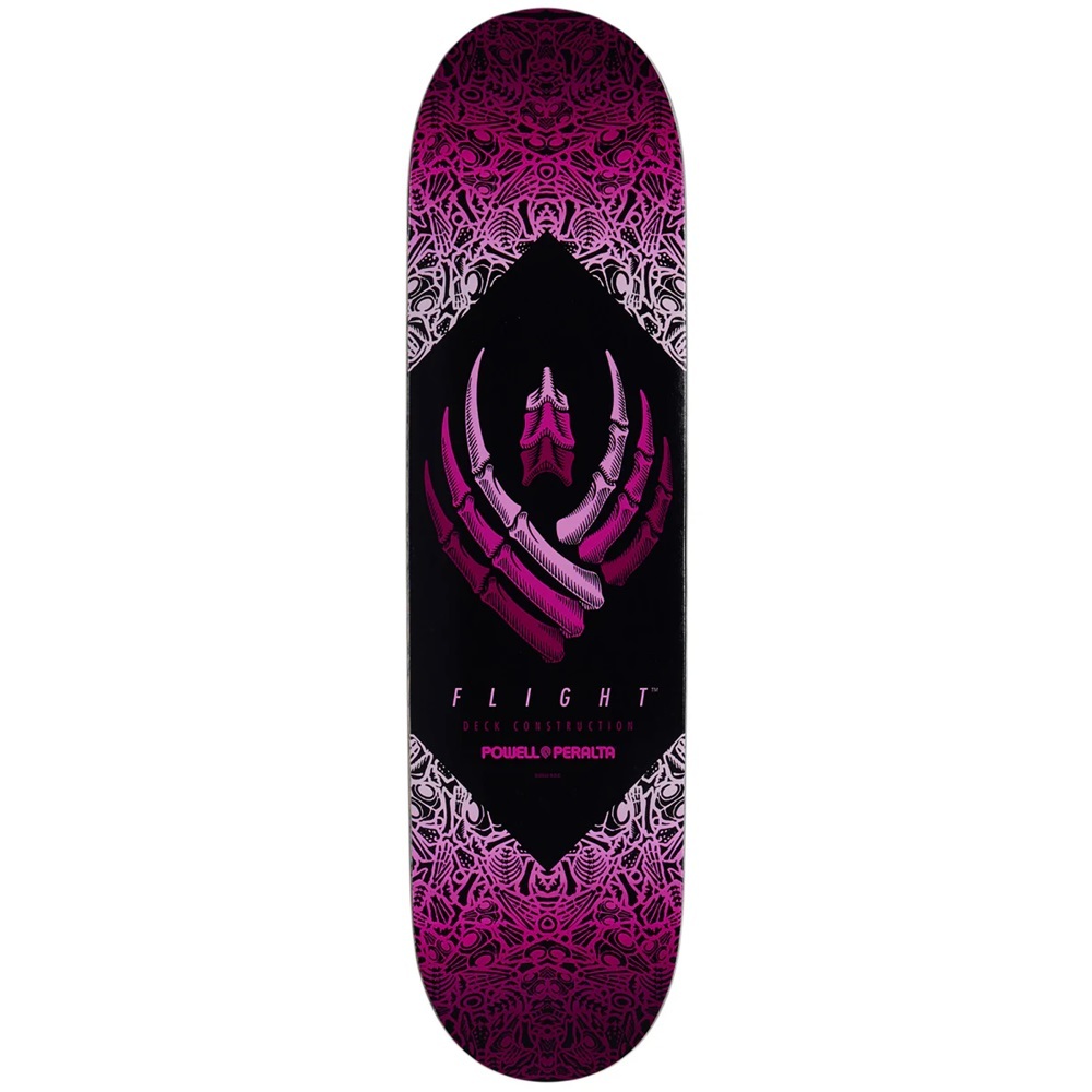 Powell Peralta Flight Bones Pink Shape 247 8.0 Skateboard Deck