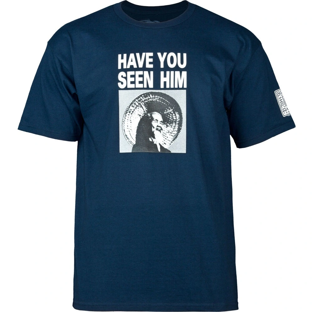 Powell Peralta Searching For Animal Chin Navy T-Shirt [Size: L]