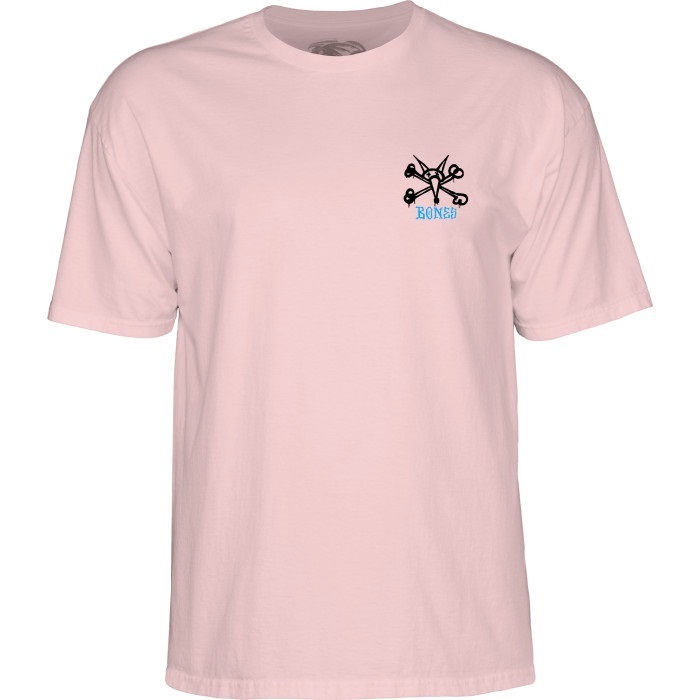 Powell Peralta Rat Bones Pink Youth T-Shirt [Size: Youth M]