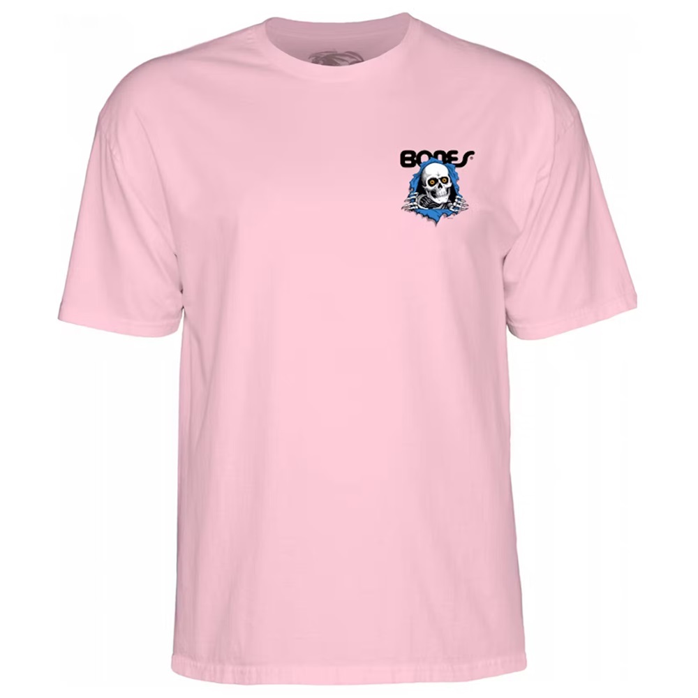 Powell Peralta Ripper Pink Youth T-Shirt [Size: Youth XL]