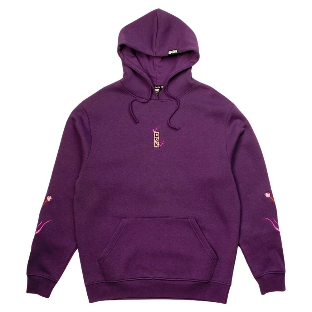 DGK Fire Blossom Purple Hoodie [Size: S]