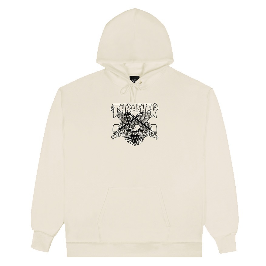 Thrasher X Antihero Eaglegram Sand Hoodie [Size: M]