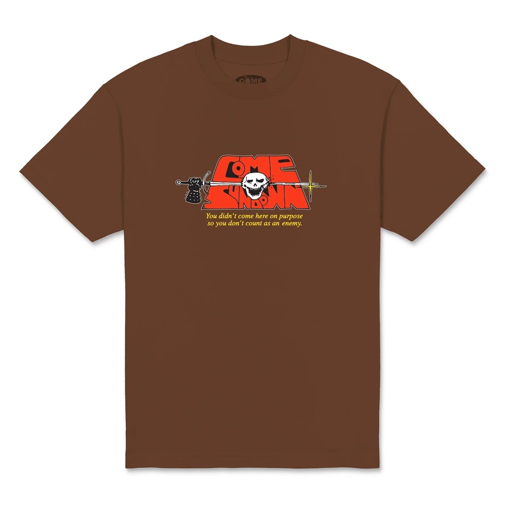 Come Sundown Split Brown T-Shirt [Size: M]