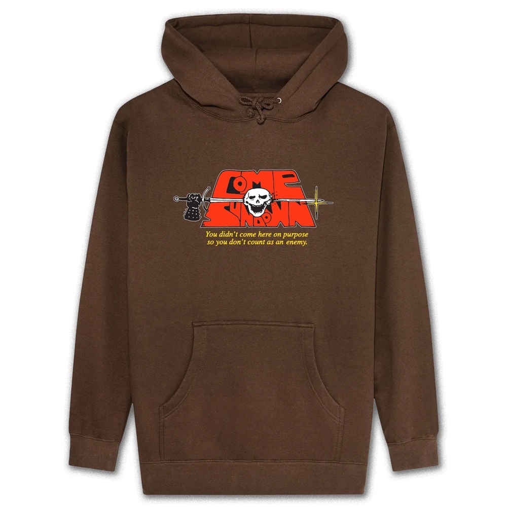 Come Sundown Split Brown Hoodie [Size: M]