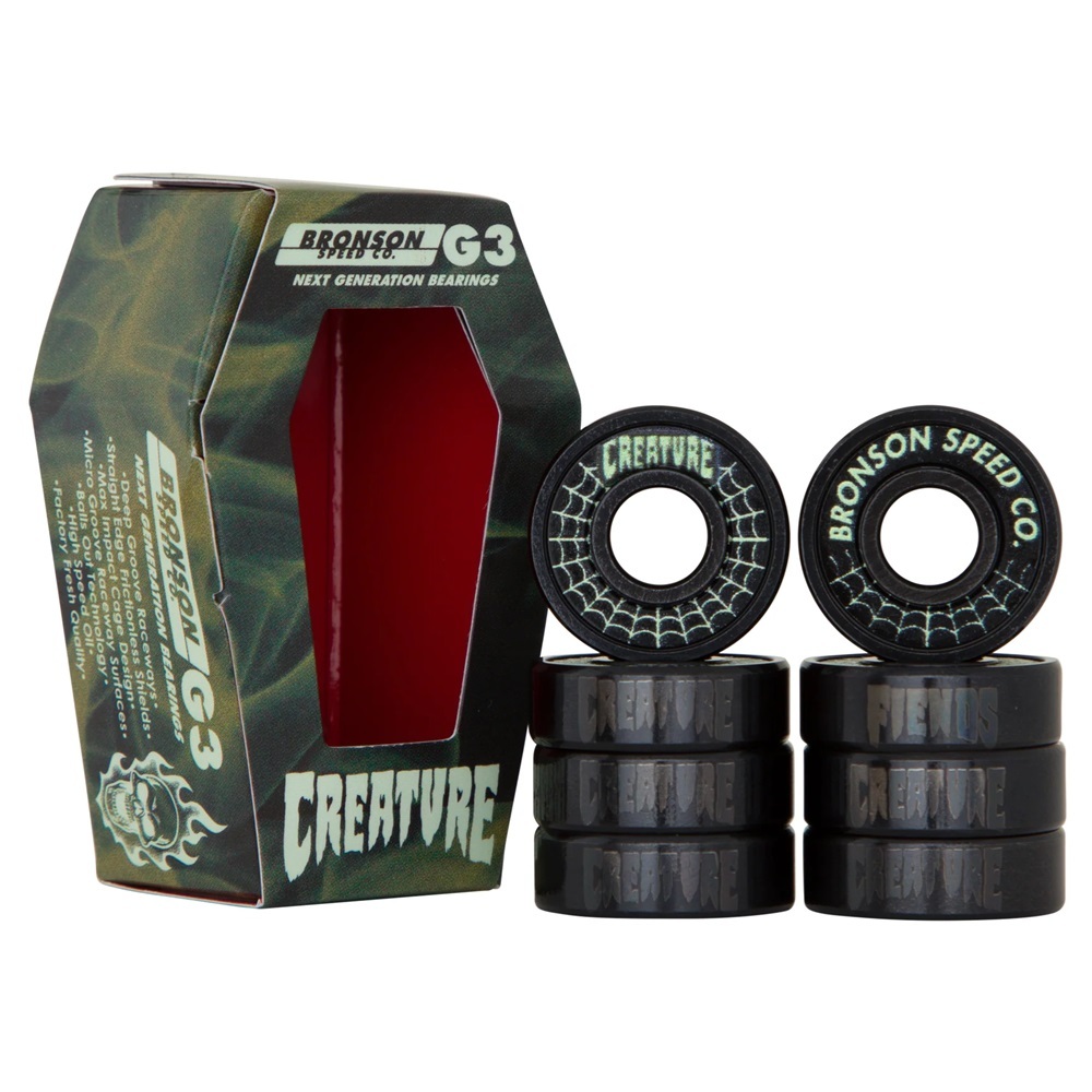 Bronson X Creature G3 8Pk Skateboard Bearings