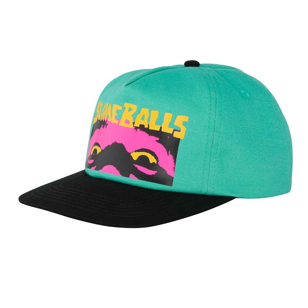 Slime Balls Speed Freak Mid Teal Snapback Hat