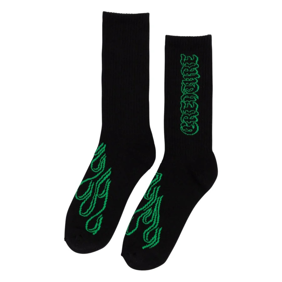 Creature To The Grave Black Socks