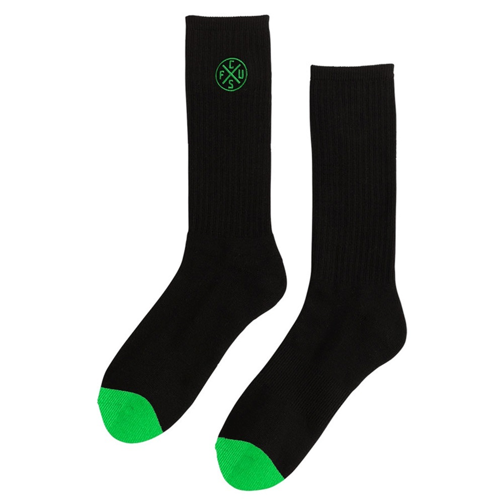 Creature Contrast Black Socks