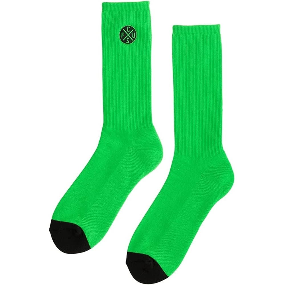 Creature Contrast Green Socks