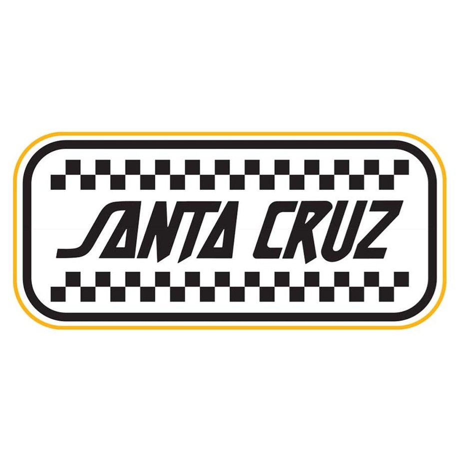 Santa Cruz Toil Strip Black Decal Sticker