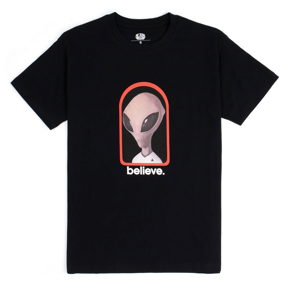 Alien Workshop Believe Reality Black T-Shirt [Size: M]