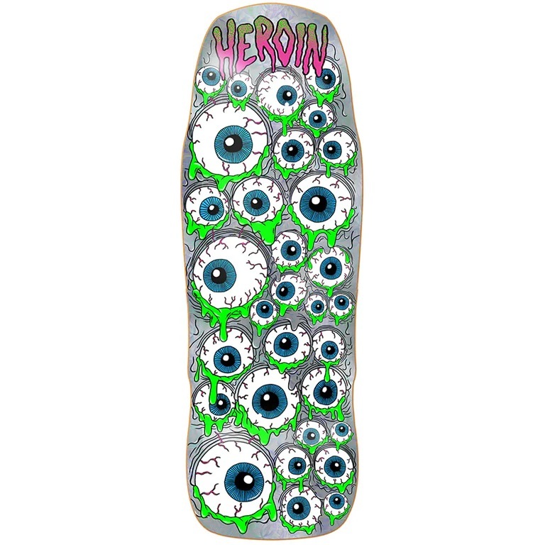 Heroin Holo Mutant Eyeballer 10.25 Skateboard Deck