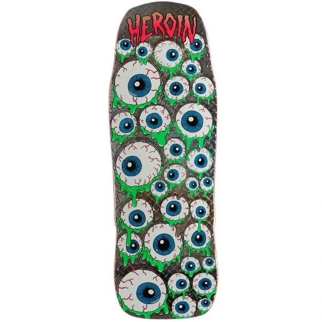 Heroin Holo Mutant Eyeballer 10.25 Skateboard Deck