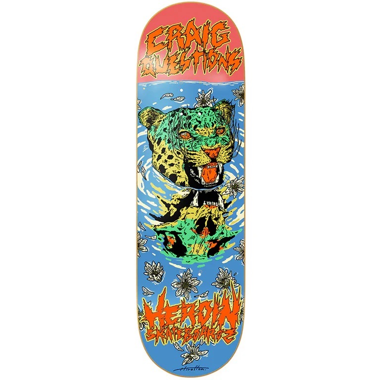 Heroin Craig Questions Dead Reflections 9.0 Skateboard Deck