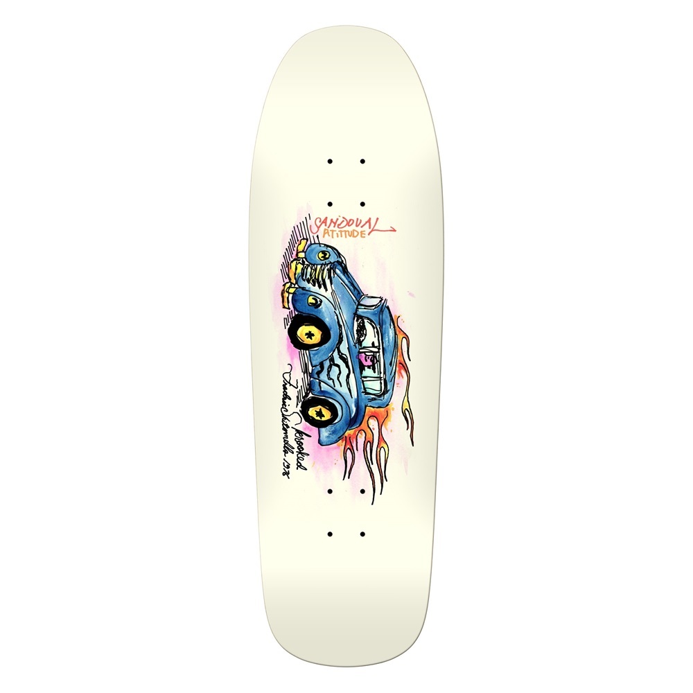 Krooked Sandoval Attitude 9.81 Skateboard Deck