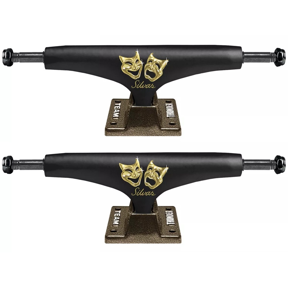 Thunder Hollow Light Masked Silvas Set Of 2 Skateboard Trucks [Size: 148]