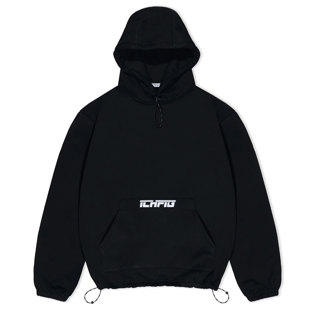 Ichpig Strike Base Shot Cord Black Hoodie [Size: XL]