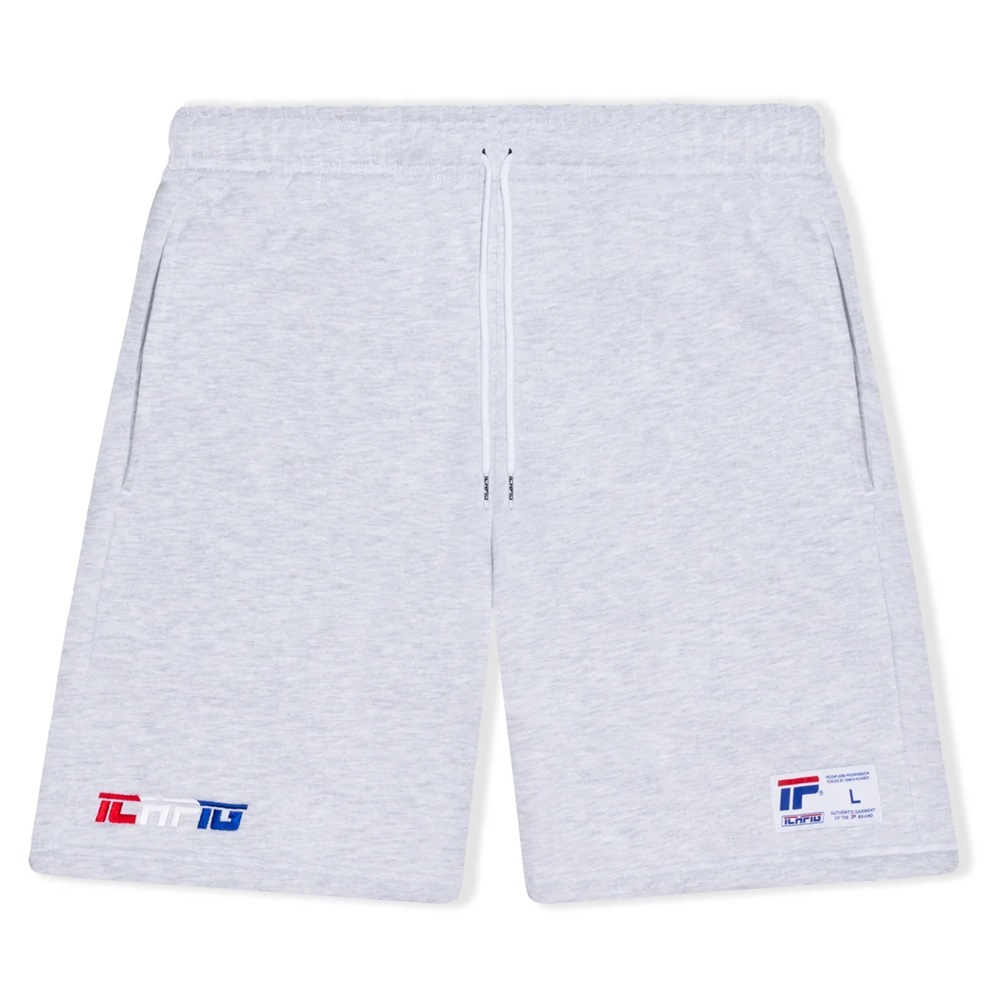 Ichpig Strike Training White Marle Shorts [Size: M]