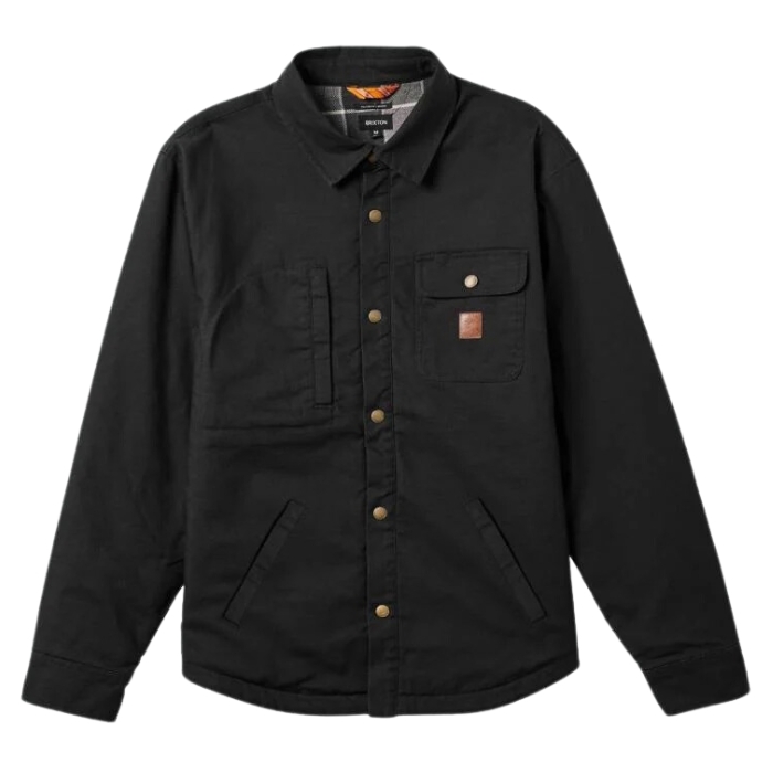 Brixton Builders Lined Washed Black Jacket [Size: XL]