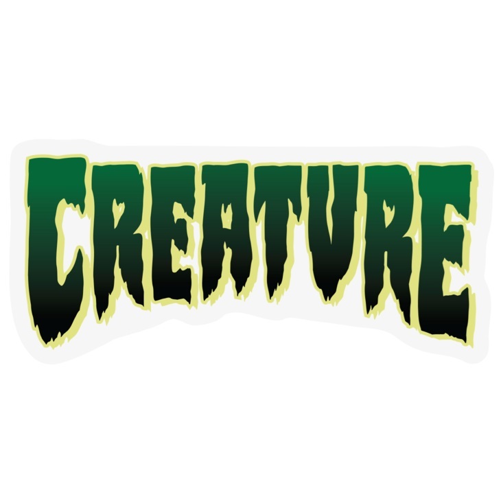 Creature Logo Dark Green Sticker