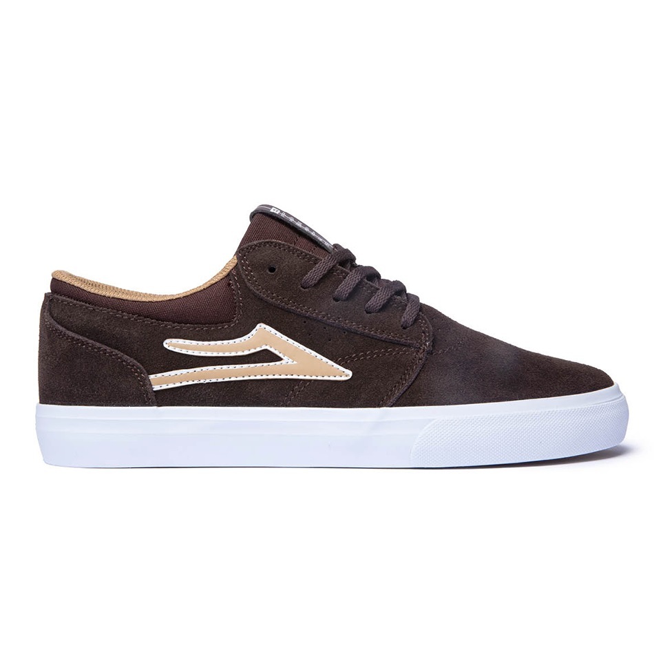 Lakai Griffin Chocolate Suede Mens Skate Shoes [Size: US 9]