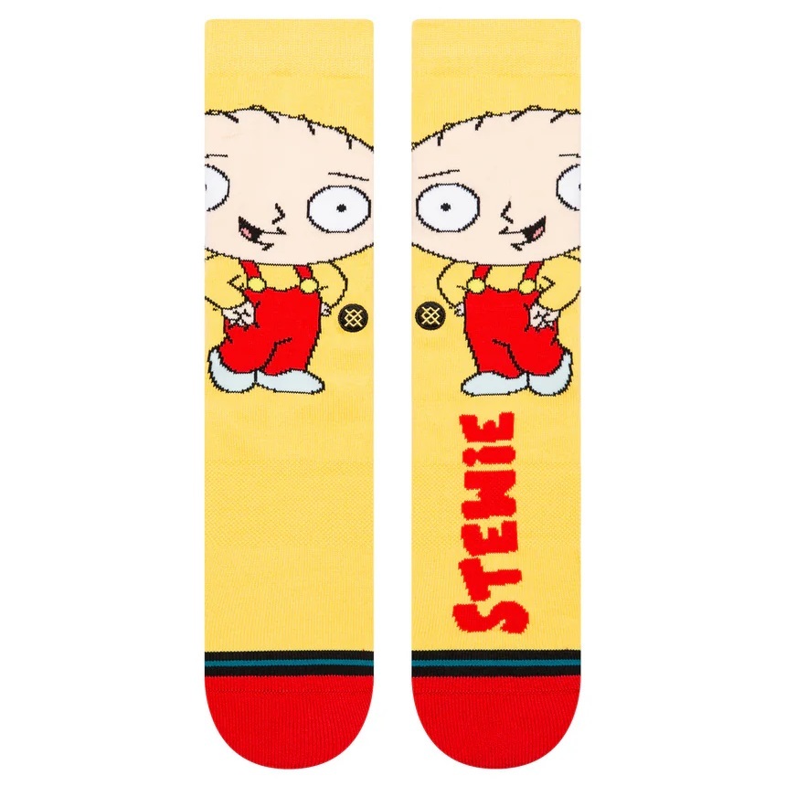 Stance Stewie Yellow Large Mens Socks