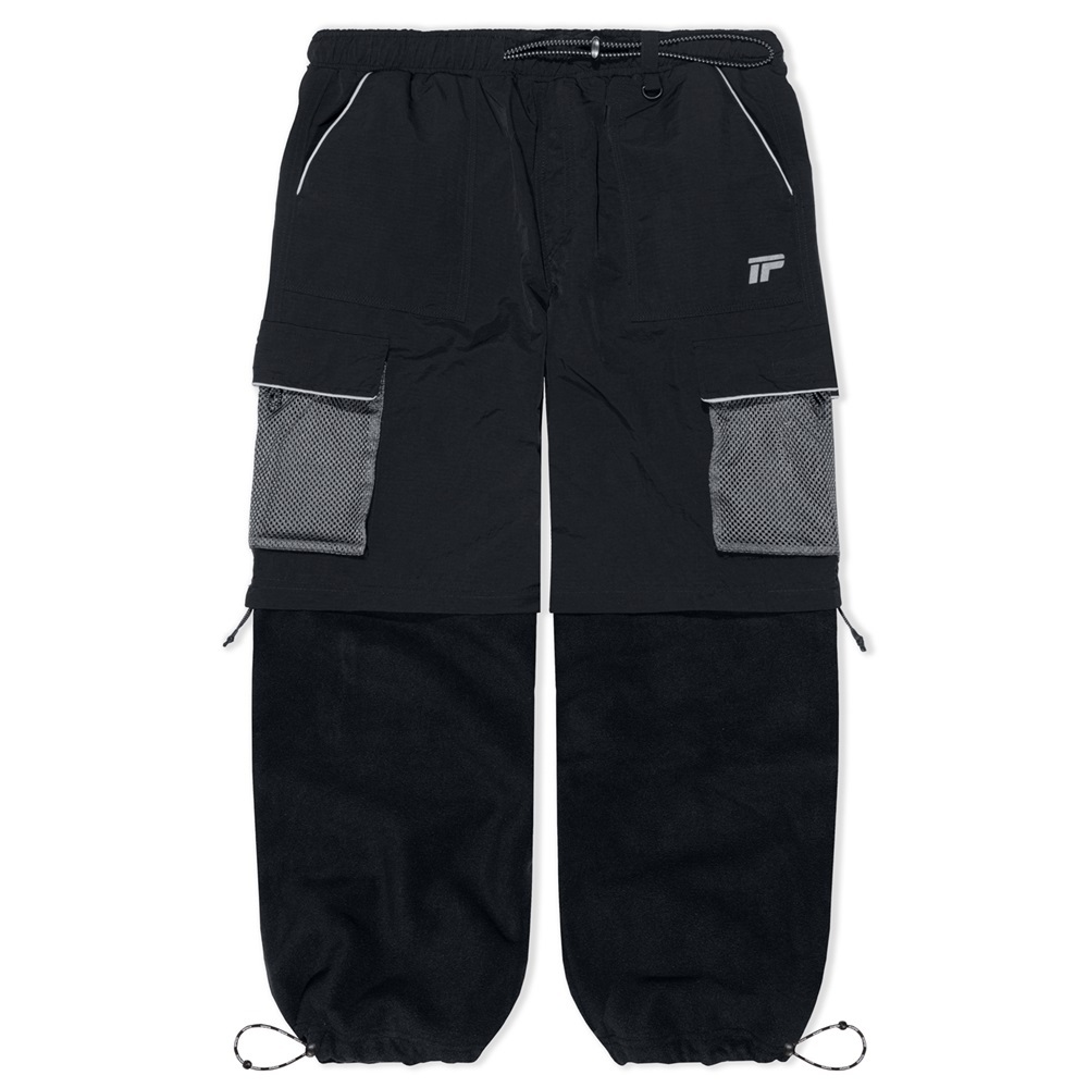 Ichpig Utility Zip Off Echo Black Cargo Pants [Size: S]