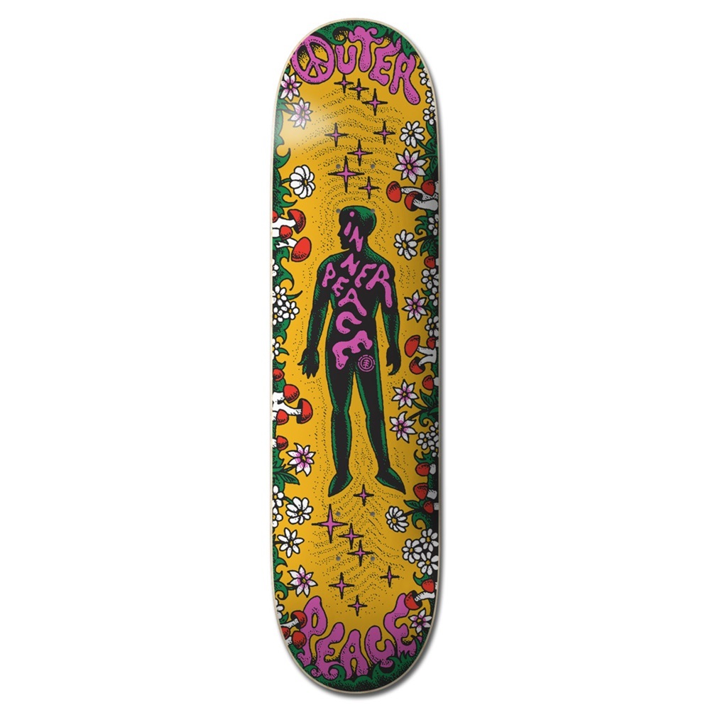 Element Foreman Peace 8.0 Skateboard Deck