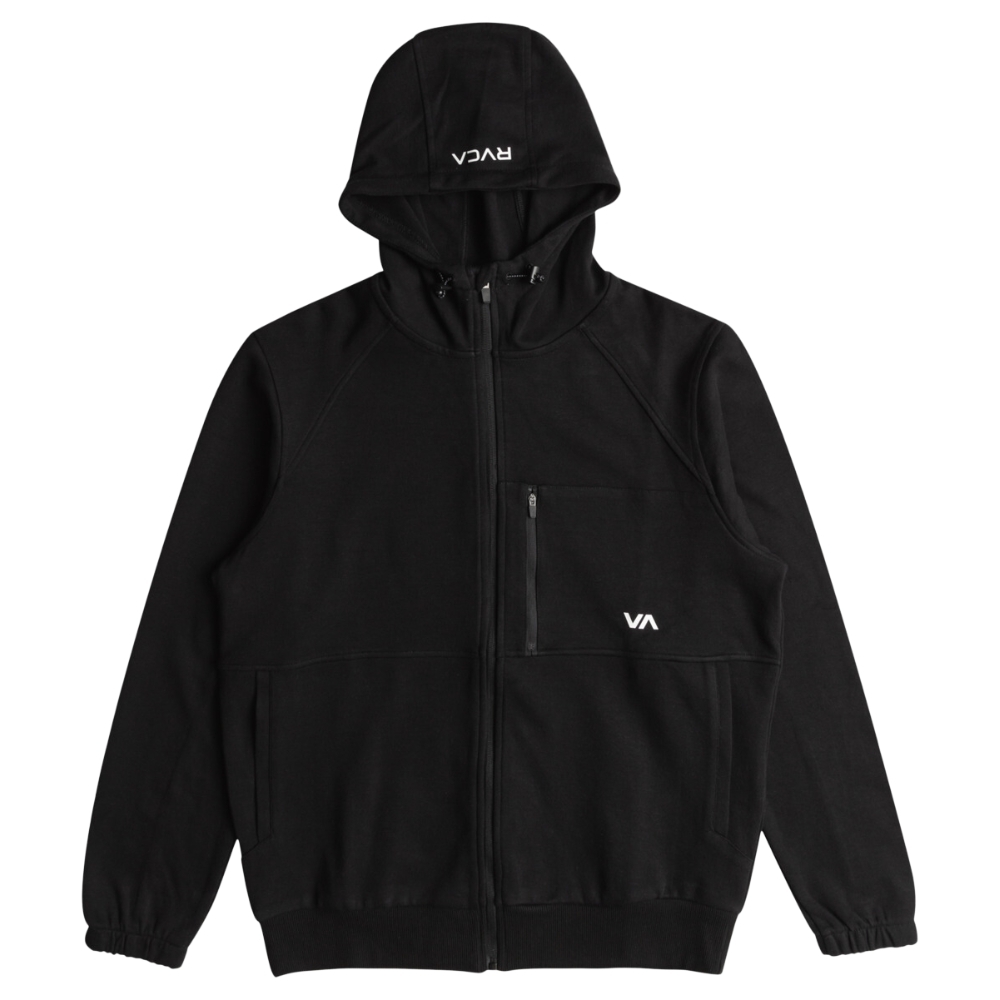 RVCA Tech Fleece 2 Black Hoodie [Size: XL]