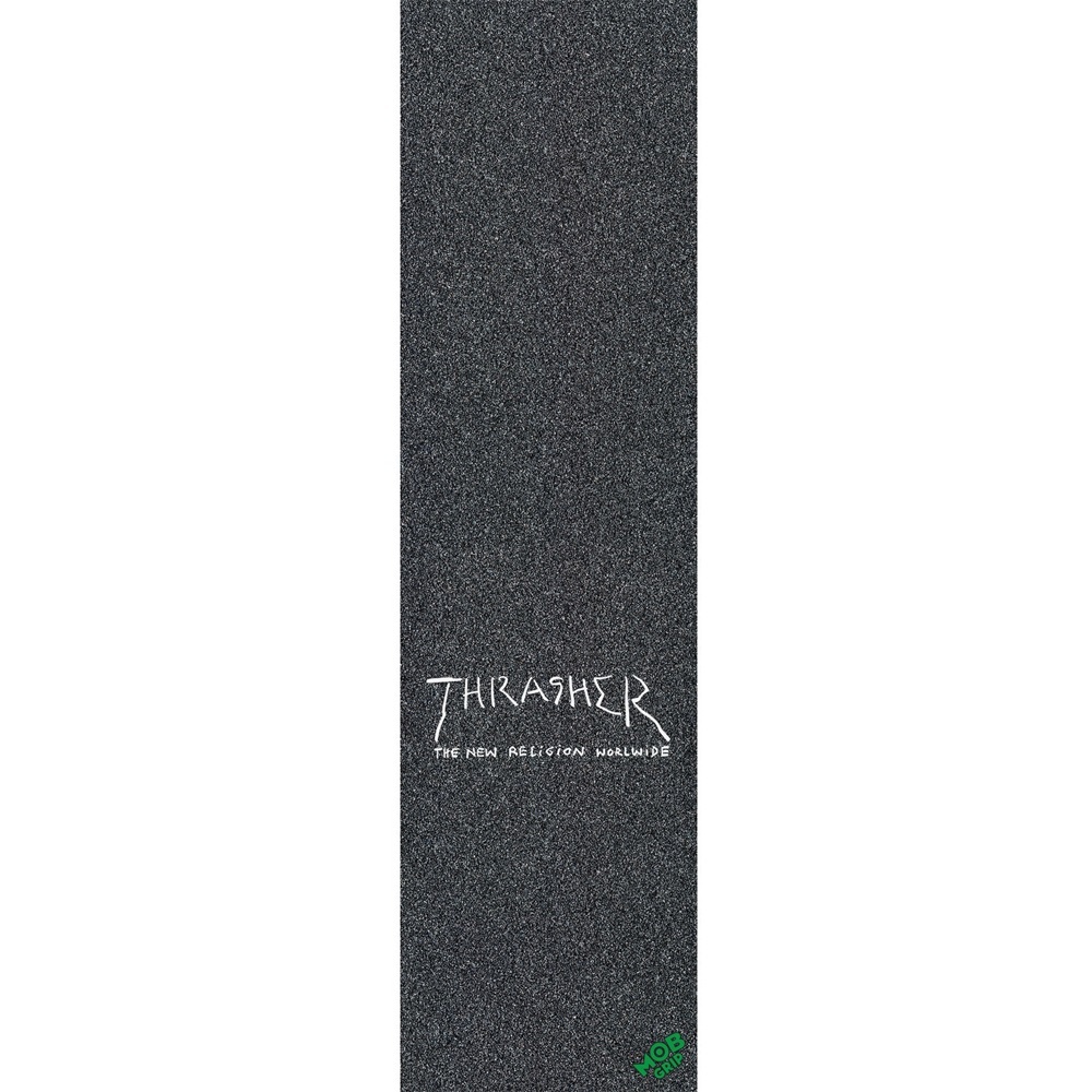 Mob x Thrasher New Religion Small Perforated 9 x 33 Skateboard Grip Tape Sheet