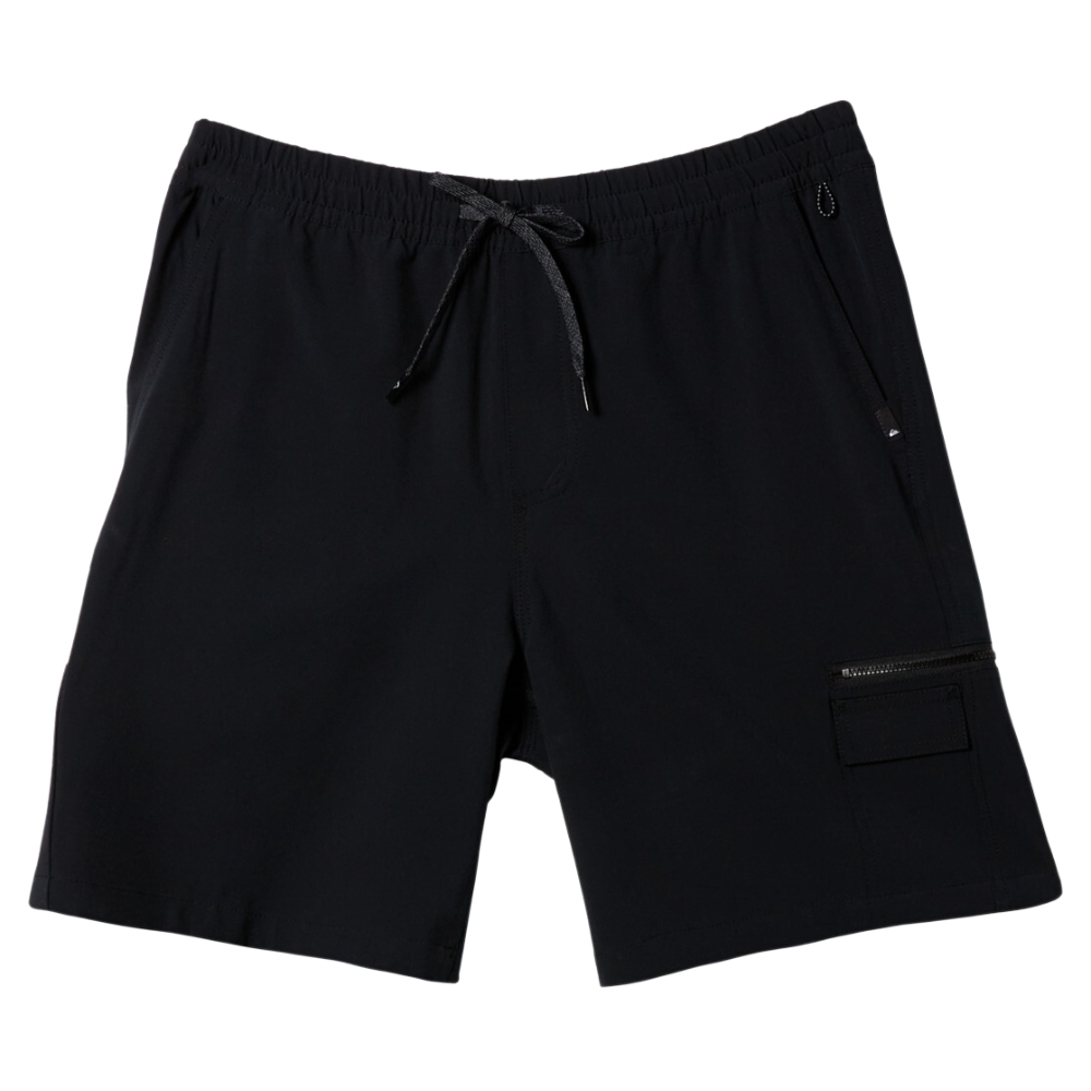 Quiksilver Taxer Amphibian 19" Black Cargo Shorts [Size: S]