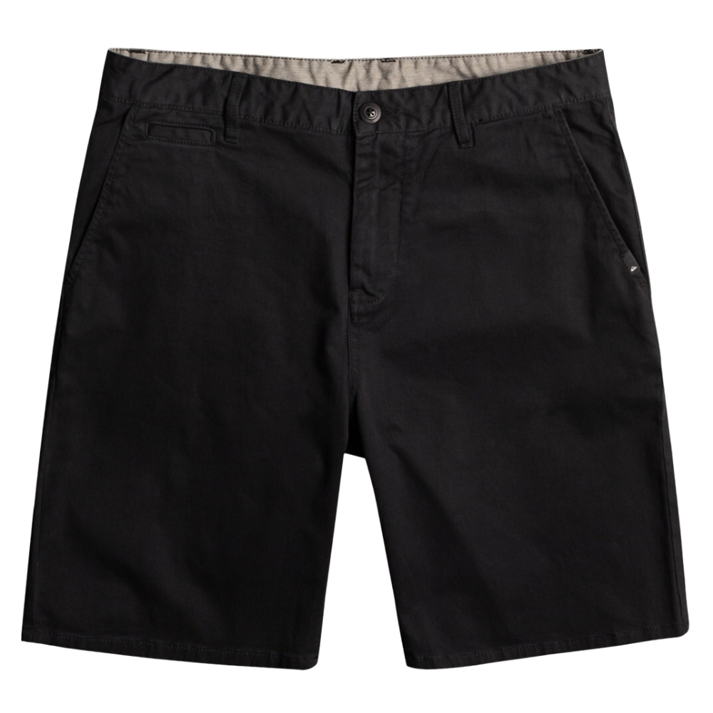 Quiksilver Everyday Union Stretch Black Chino Shorts [Size: 30]