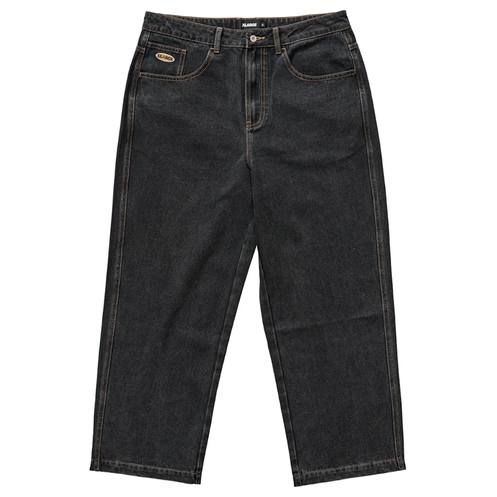 XLarge Bull Denim 91 Washed Black Pants [Size: 34]