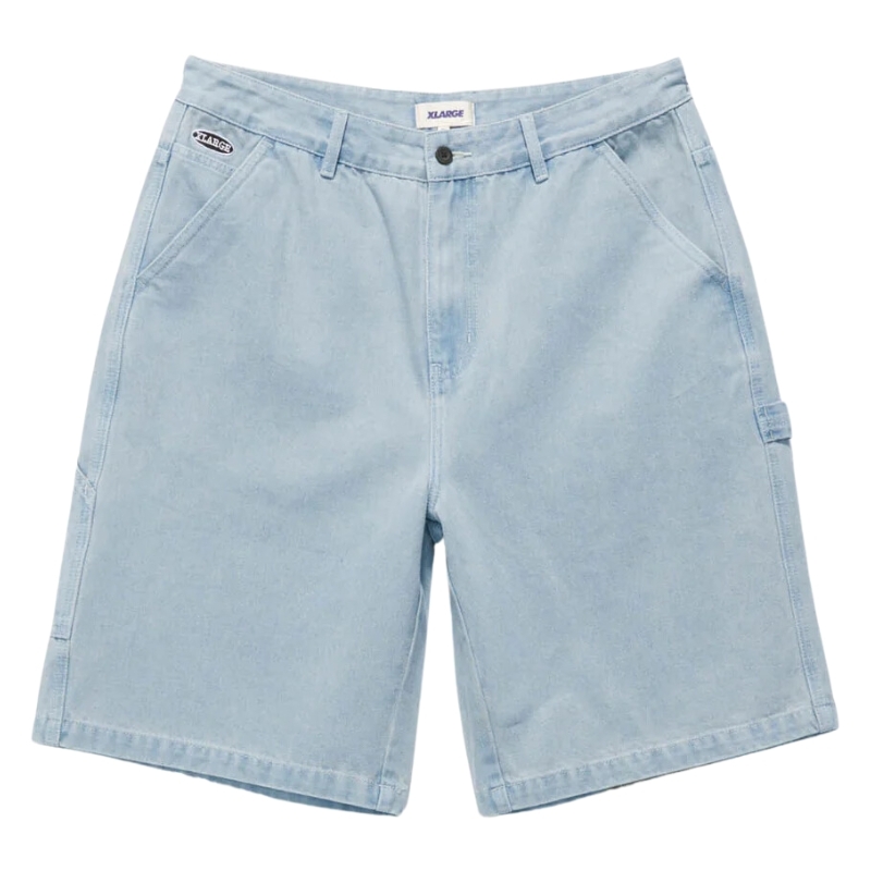 XLarge Denim Work Mid Blue Shorts [Size: 28]