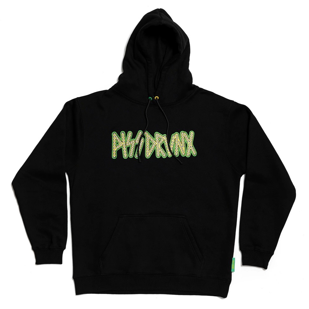 Pissdrunx X Shake Junt Up In Lights Black Hoodie [Size: M]