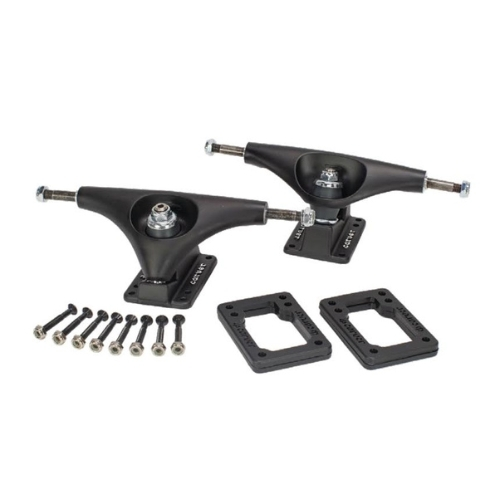 Carver C5 Hollow Coal Satin Surf Skateboard Truck Set