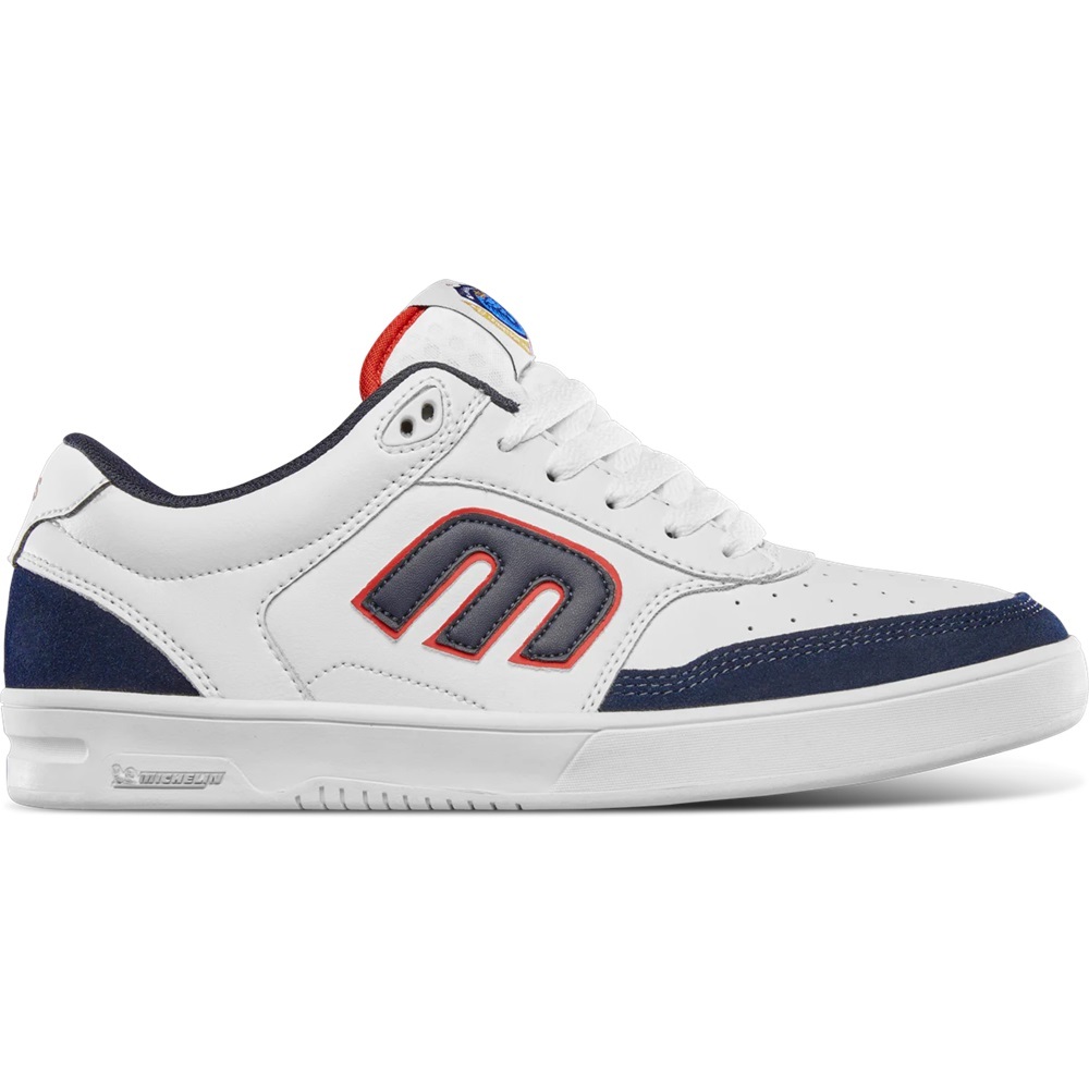 Etnies The Aurelien Michelin White Navy Red Mens Skate Shoes [Size: US 7]